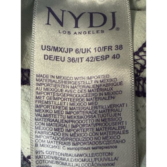 NYDJ Women's Jeans Sz 6 Dayla Wide Cuff Capri Denim Lift & Tuck Technology - Picture 12 of 13